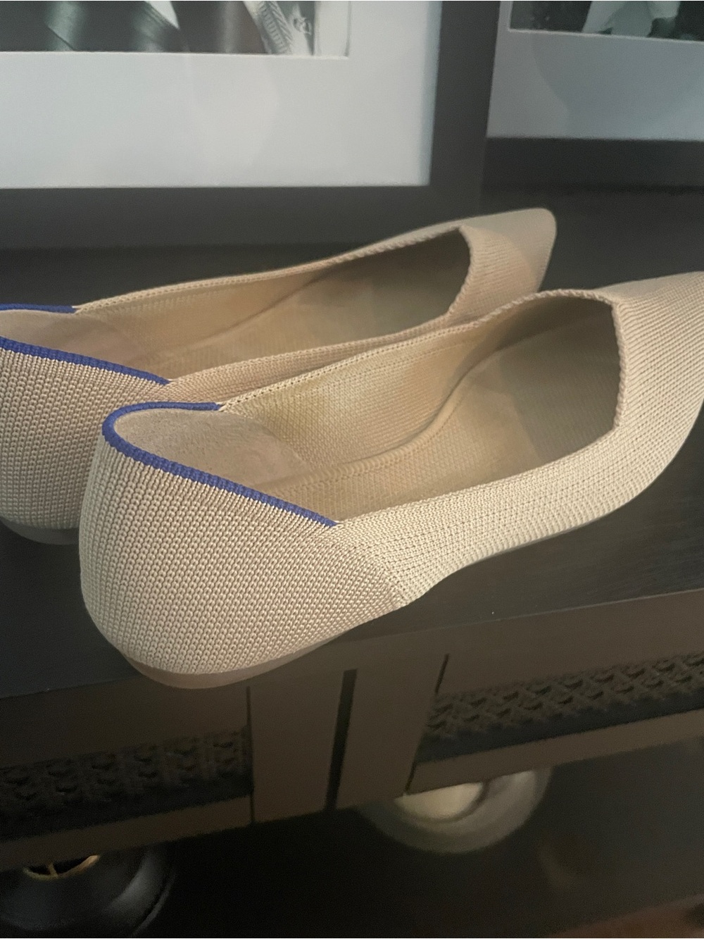 Rothy’s Point II Flats in Ecru - Size 8 - Picture 2 of 4